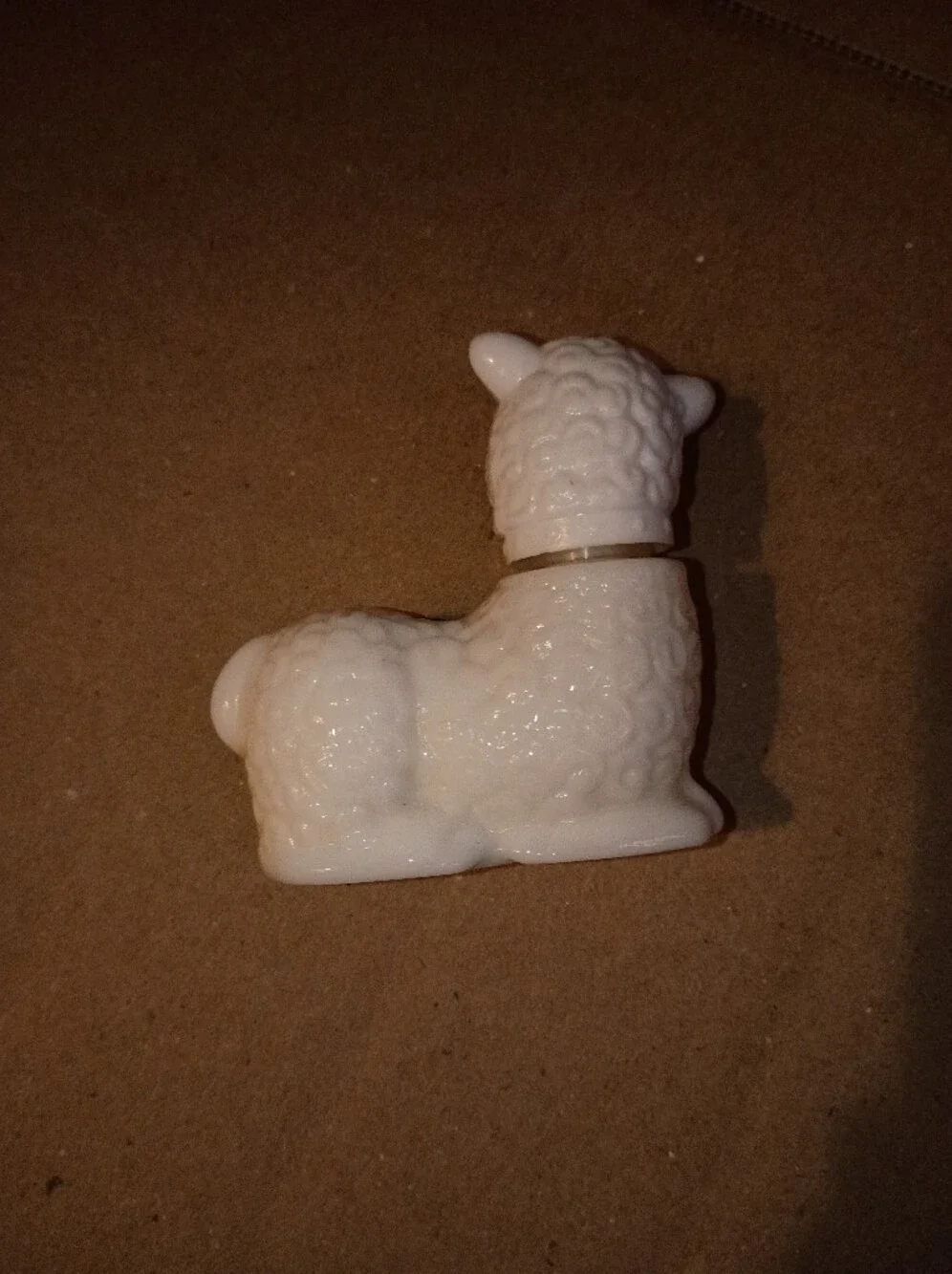 VTG Avon Little Lamb Topaze Cologne Bottle 70's